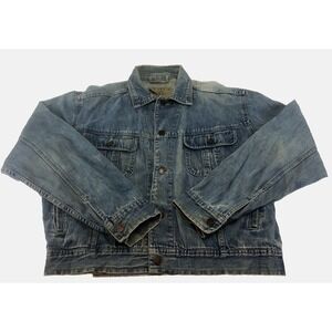 Vintage GAP Denim Jacket Women's Small Cropped Blue Jean Trucker Style 6-Pocket‎